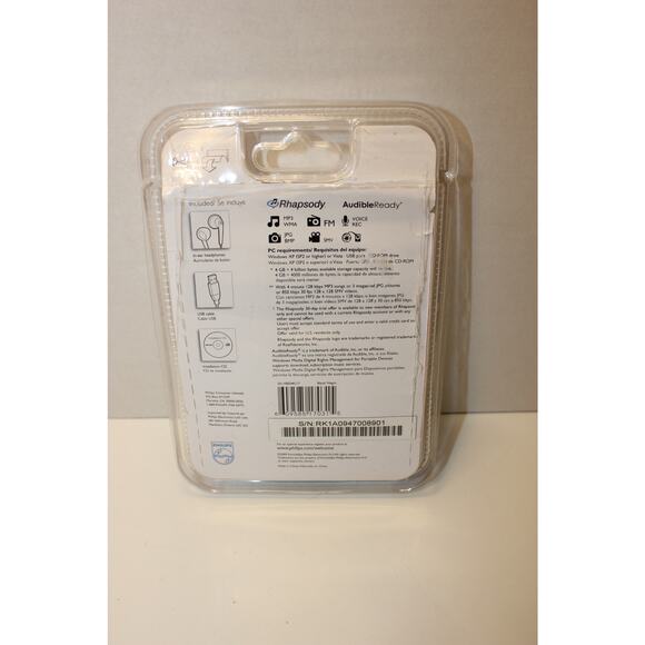 Philips GoGear Vibe 4GB Black MP3 Music/Video Player New Sealed - Picture 2 of 2